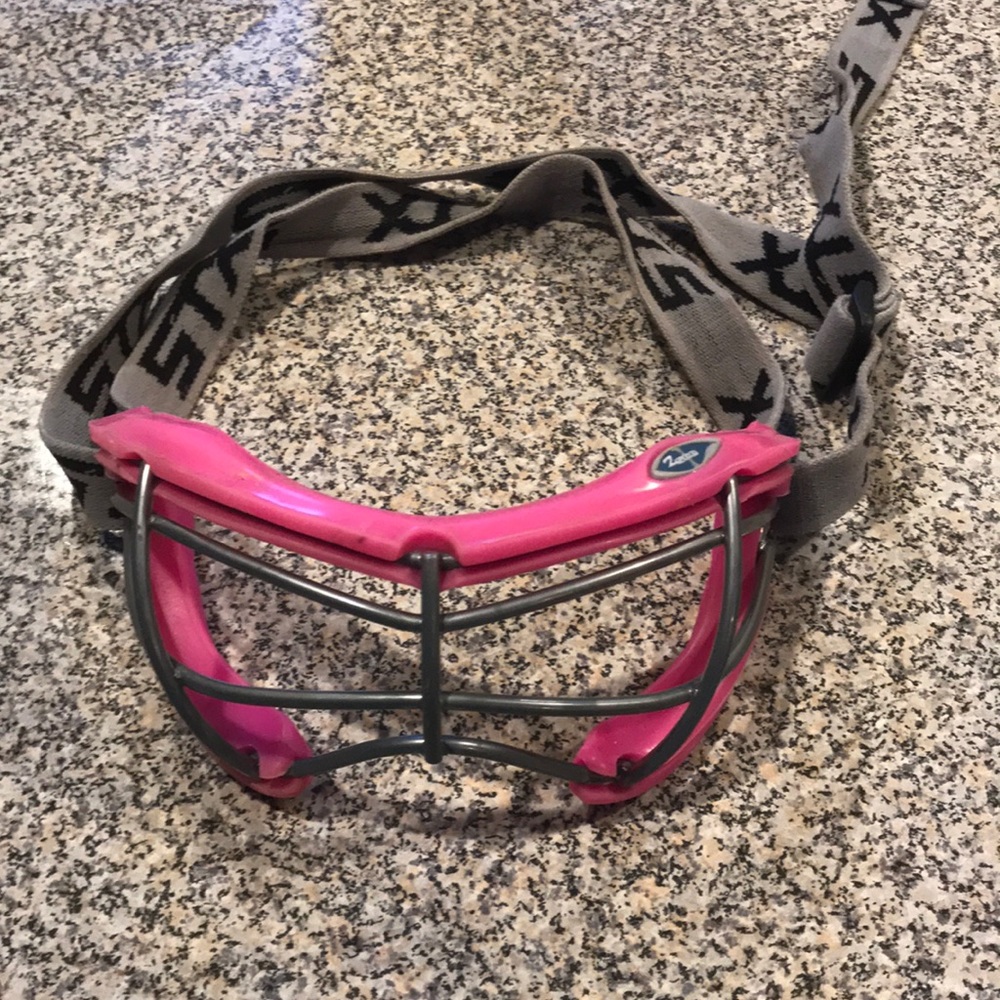 STX pink youth field hockey goggles